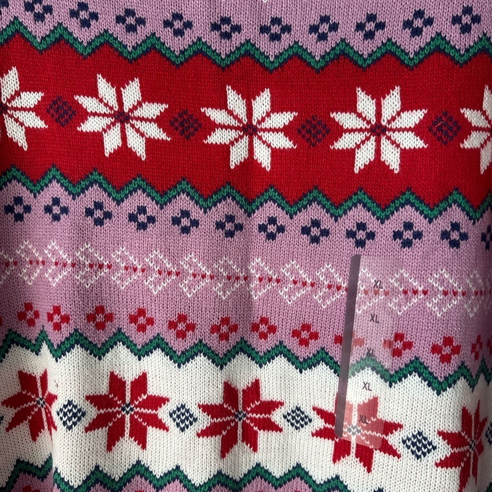 33 Degrees Holiday Knitted Long Sleeves XL Sweater BNWT - Picture 3 of 8